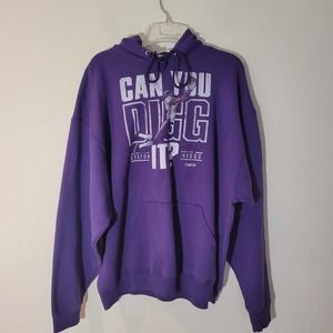 Stefon Diggs Mens Purple Pullover Hoodie Size XL